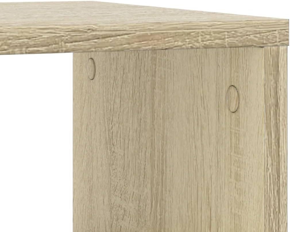 vidaXL Beistelltisch mit Rollen, Sofatisch mit Stauraum, Couchtisch für Schlafzimmer Wohnzimmer, Nac