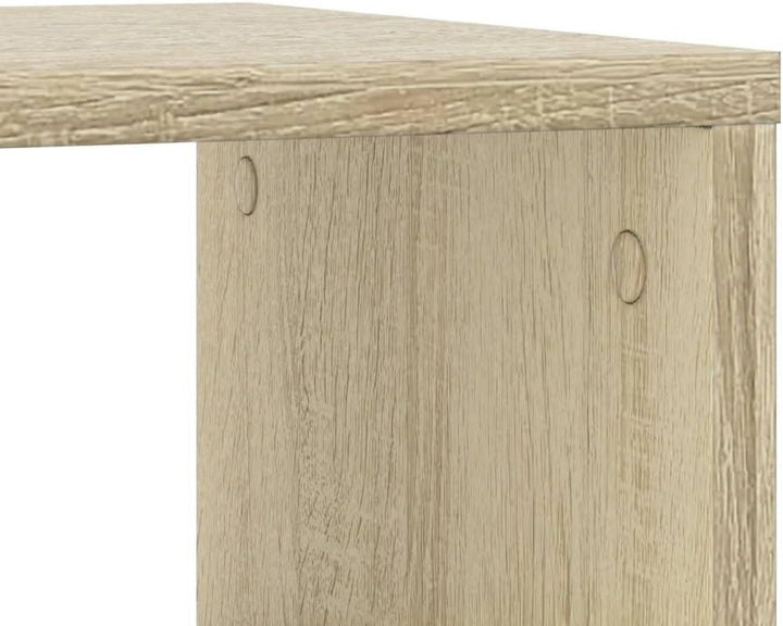 vidaXL Beistelltisch mit Rollen, Sofatisch mit Stauraum, Couchtisch für Schlafzimmer Wohnzimmer, Nac
