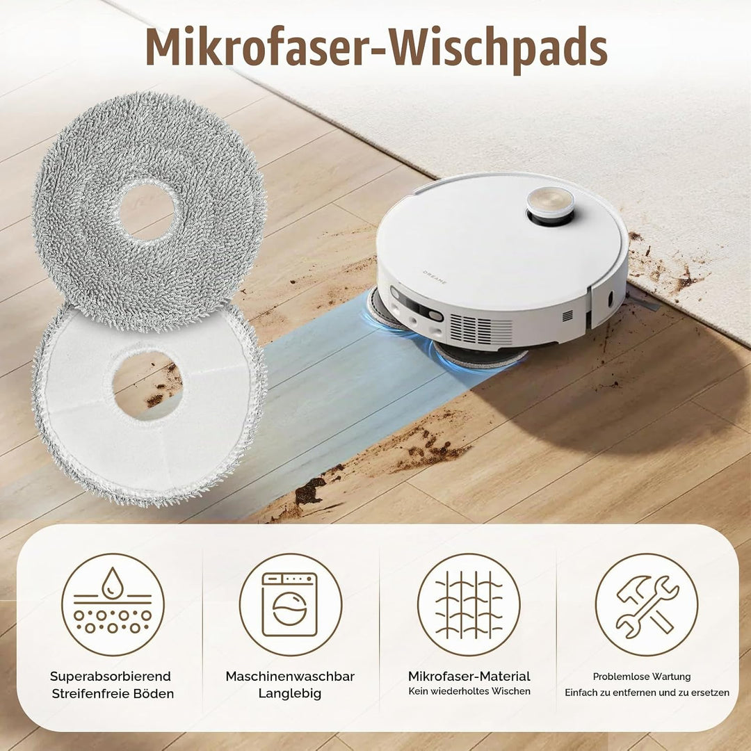 Ersatzteile Zubehörset für Dreame L40s Pro Ultra/X50 Ultra Complete/L50 Pro Ultra/X50 Master Staubsa