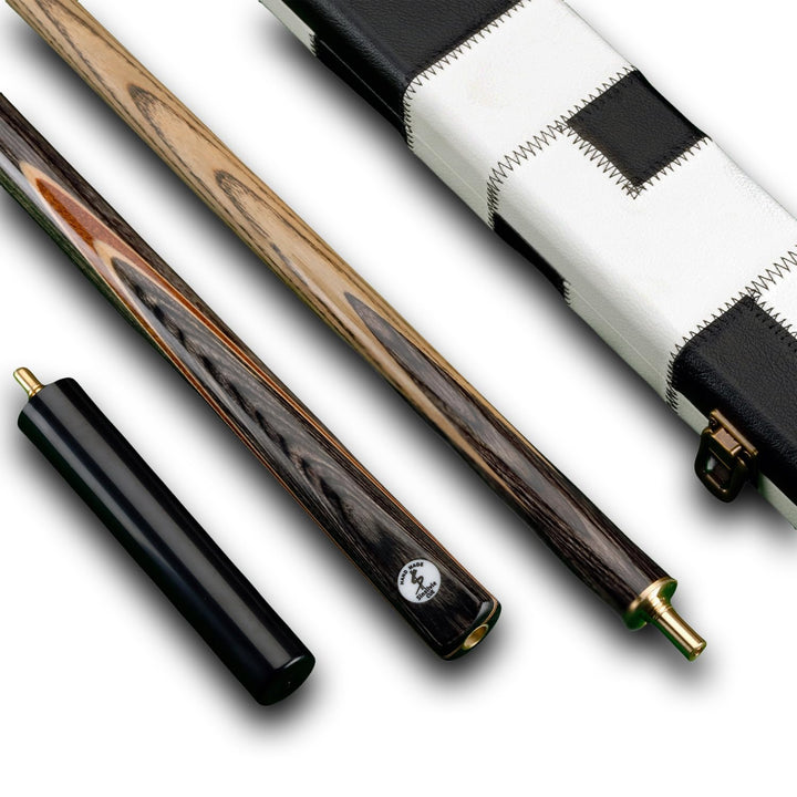 57" Handgemachte 3/4 Jointed SnookerQueues with PU Köcher Tasche oder Queue-Koffer B, B