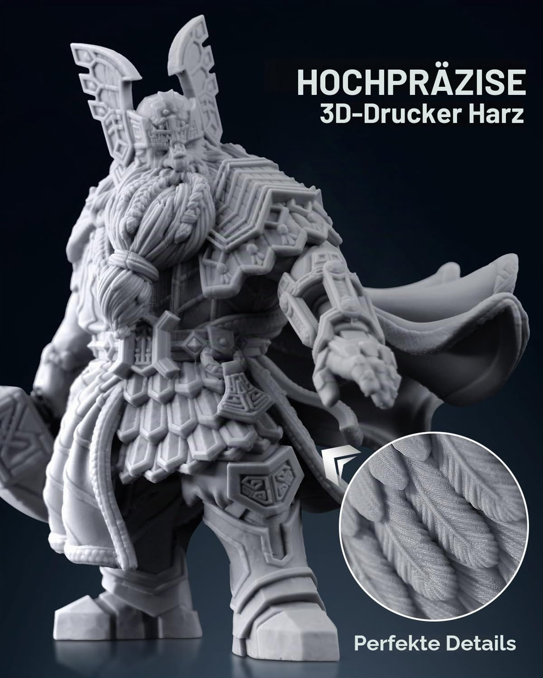 SUNLU ABS-Like 3D Drucker Resin 1KG, 405nm UV-härtendes Standard Photopolymer Schnellharz für den LC