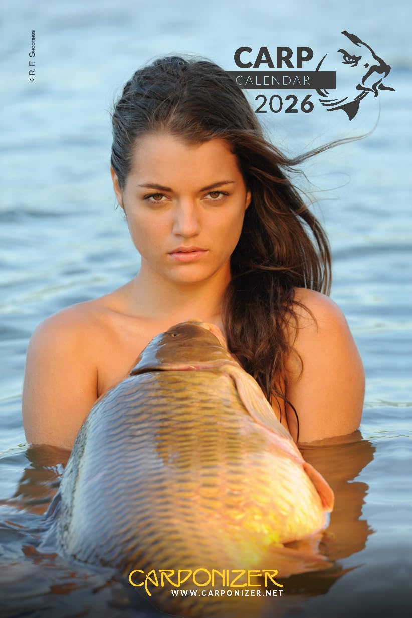 Karpfenkalender 2025, Carponizer Angelkalender, 30x45 cm, 250g Papier, Kalender