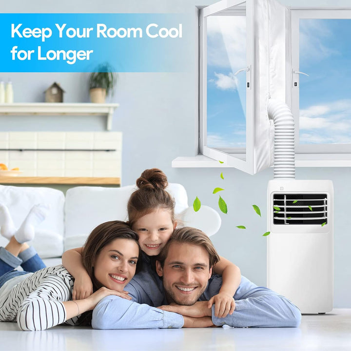 LYUNIT 300CM Fensterabdichtung für Mobile Klimageräte, Klimaanlagen, Wäschetrockner, Ablufttrockner,