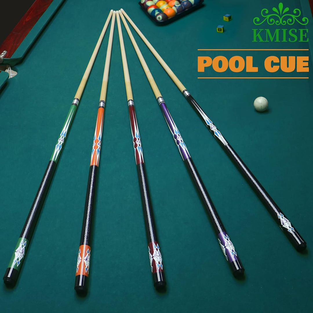 Kmise Billard-Stick-Set, 147 cm, Billard-Queue-Stick, Snooker-Spiel, Billard-Sticks für Männer, prof