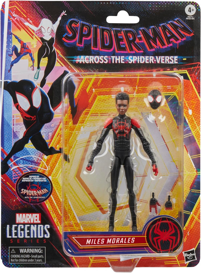 Marvel Legends Series Miles Morales, Action-Sammelfigur zu Spider-Man: A New Universe (15 cm), Miles