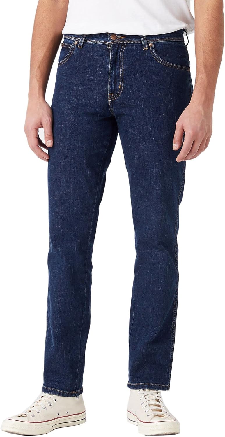 Wrangler Herren Texas Slim Jeans 28W / 32L Blue (Cross Game 11u), 28W / 32L Blue (Cross Game 11u)