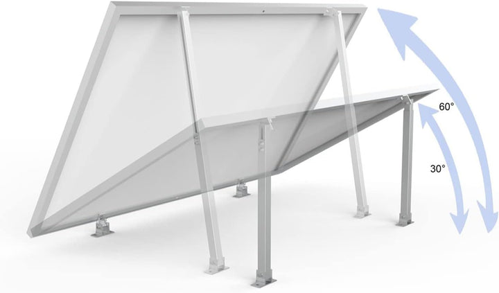 Solarmodul Halterung,Solarmodule Montageset Aufständerung 0°-60°,Photovoltaik Halterungen, Individue