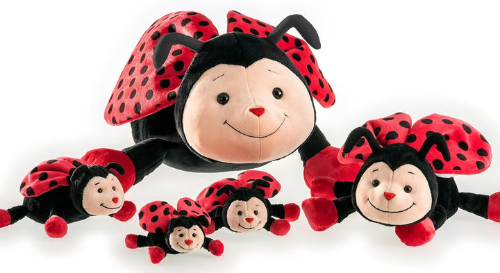 Schaffer 4344 - Plüsch Marienkäfer Bolle - Kuscheltier - Grösse (XL) 44 cm | Extra weich - Waschbar