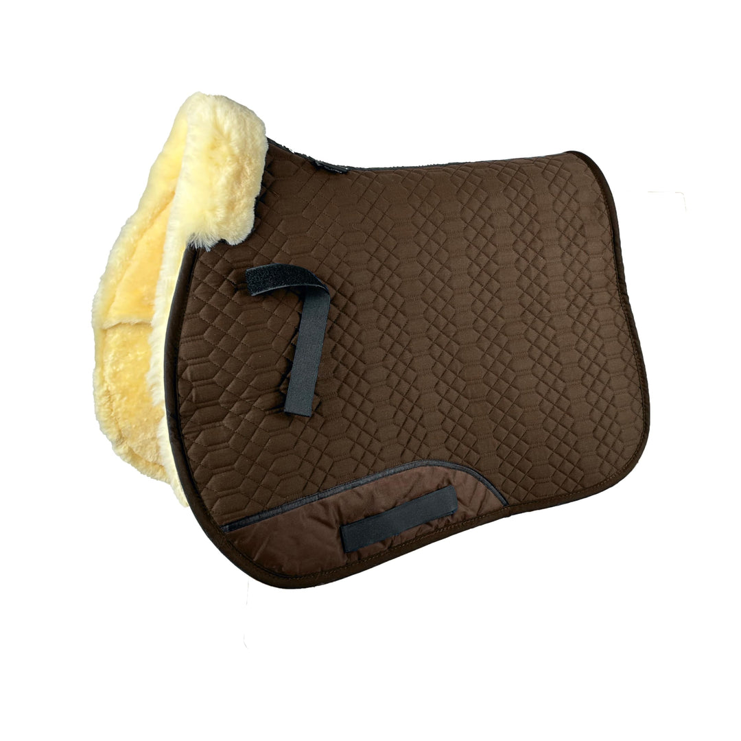 Engel Reitsport Lammfell Schabracke Fully Lined SCHABRA2-VSS-MOC-MED Stoff moccabraun Fell med. Viel