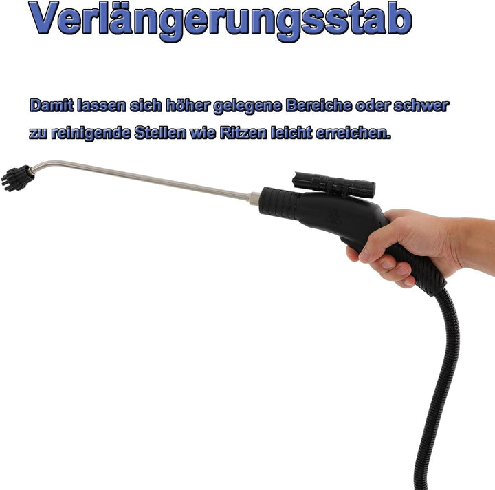 CCAUUB 3-in-1 Dampfreiniger mit hoher Hitze, 3000W Handdampfer der hohen Temperatur, Tragbare Dampfr