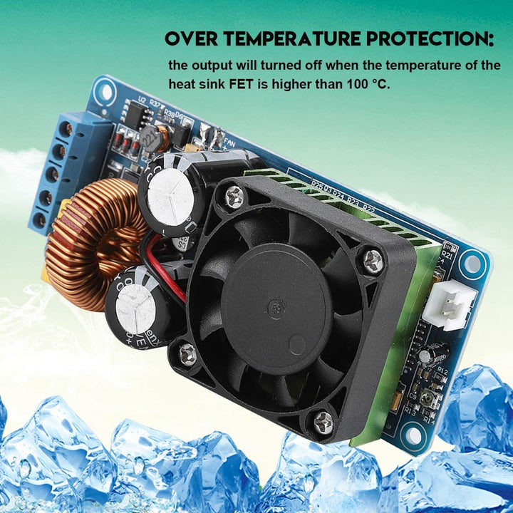 IRS2092S Digitalverstärkerplatine, 500 W Mono-HiFi-Leistungsverstärkermodul Klasse D mit Schaltkreis