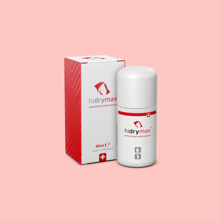 hidry max Antitranspirant - kein Deo - maximal dosiertes Antiperspirant gegen Schweisshände &amp; Fusssc