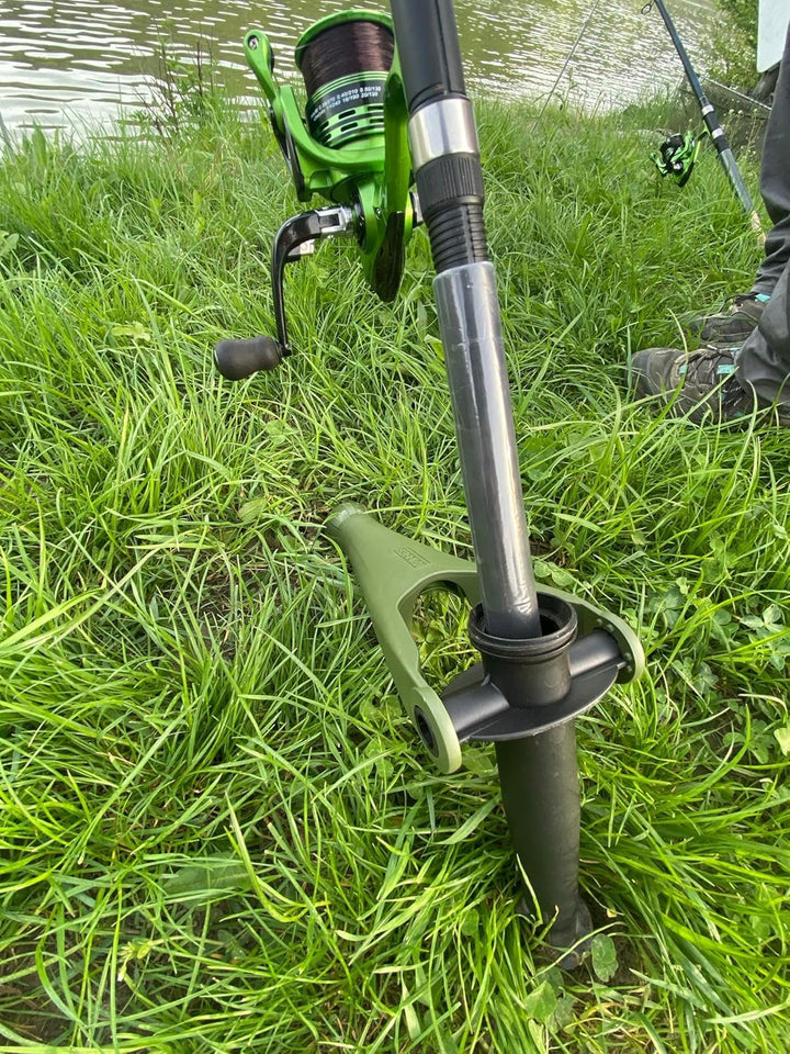 Krinner® Vario Drill Erdanker Angelzubehör als Sonnenschirmständer, Kescher- oder Angelrutenhalterun