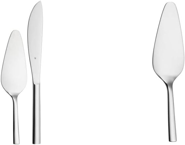 WMF Nuova Obst-/ Kuchenbesteck Set 2-teilig, Tortenmesser, Tortenheber Edelstahl, Cromargan Edelstah