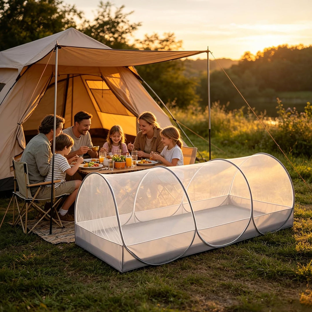 LIROPAU Moskitonetz Pop Up 190x90x90cm, Tragbares Campingzelt mit Reissverschluss für Zuhause, Reise