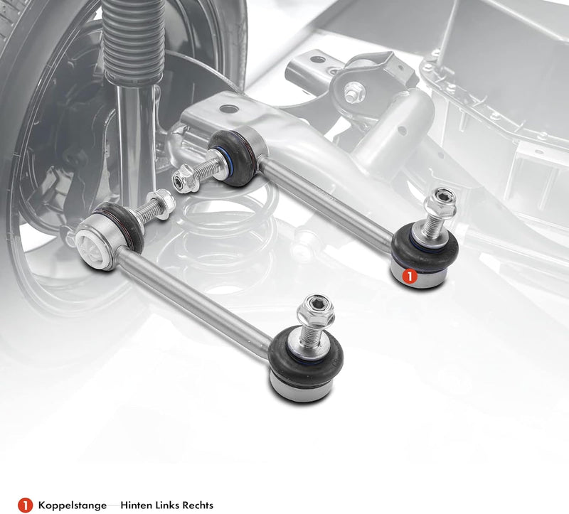 Frankberg 2x Koppelstange Hinterachse Links Rechts Kompatibel mit Model 3 5YJ3 2017-2022 Replace