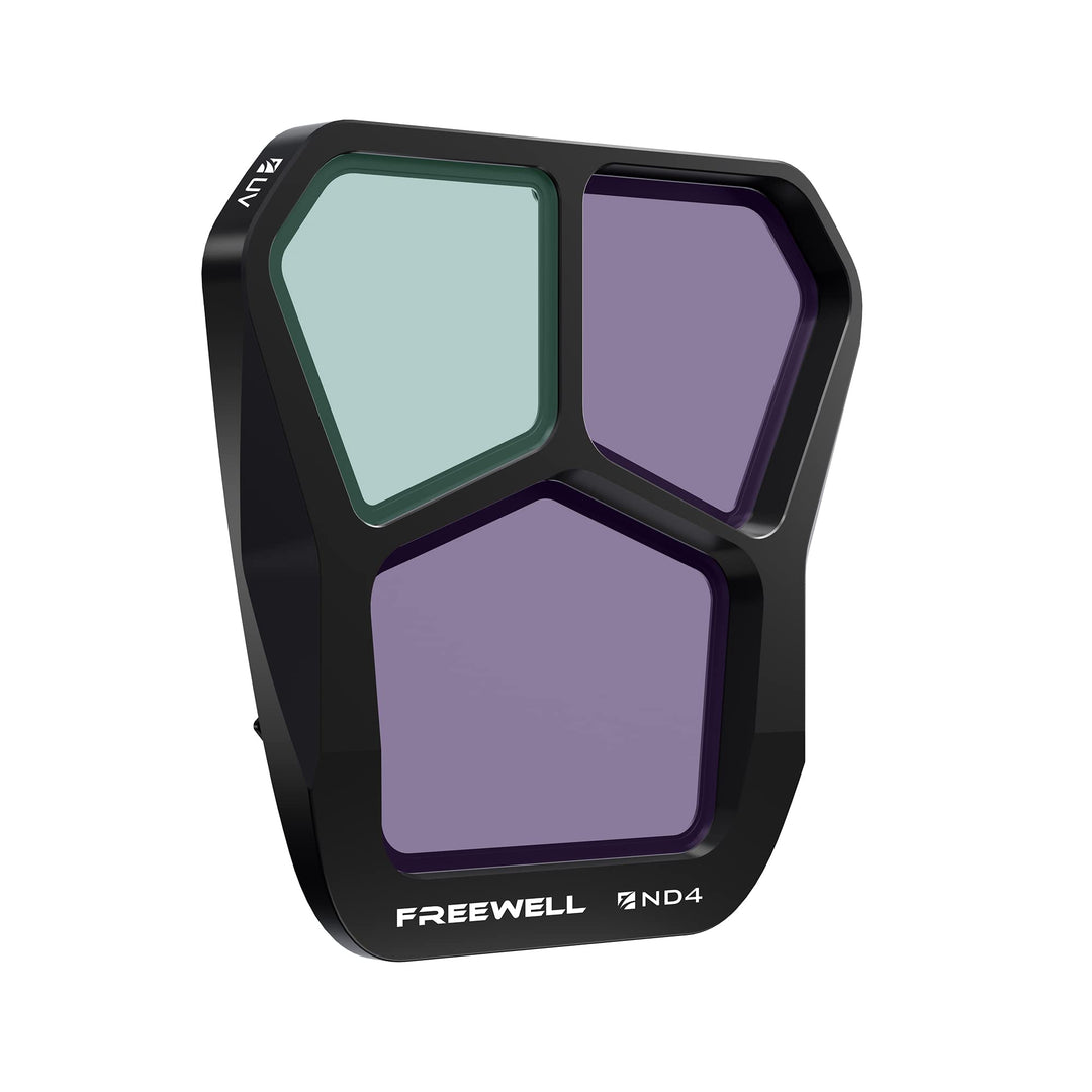 Freewell Split ND4/UV Neutraldichtefilter Kompatibel mit Mavic 3 Pro/Mavic 3 Pro Cine, ND4