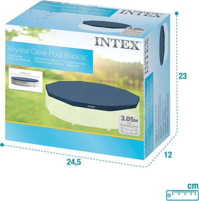 Intex Deluxe Pool Cover - Poolabdeckplane Deluxe - Ø 549cm - Für Ultra Frame Pool 549 Zentimeter, 54