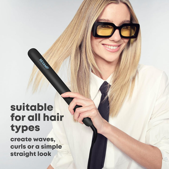 Revamp Progloss Ion Shine Keramik-Glätteisen mit Ionen-Technologie für jederzeit frizzfreie Ergebnis