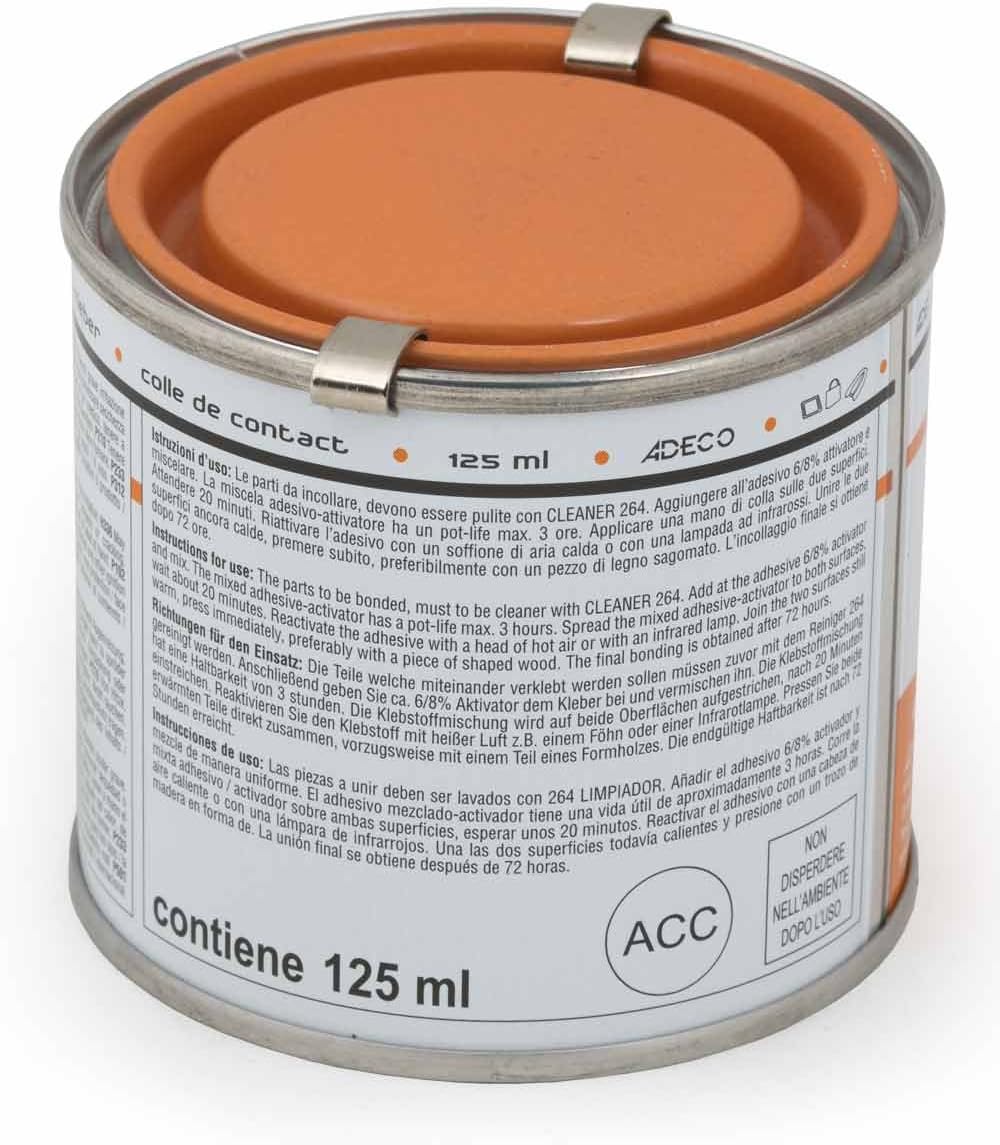 wellenshop Adeco Schlauchboot Reparatur-Set Adeco Grau Schwarz Weiss Orange, Schwarz