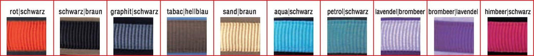 WOLTERS - Geschirr Professional Comfort - 45-50cm x 25mm - schwarz/braun 45 - 50 cm schwarz/braun, 4