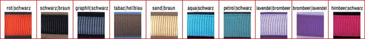 WOLTERS - Geschirr Professional Comfort - 45-50cm x 25mm - schwarz/braun 45 - 50 cm schwarz/braun, 4