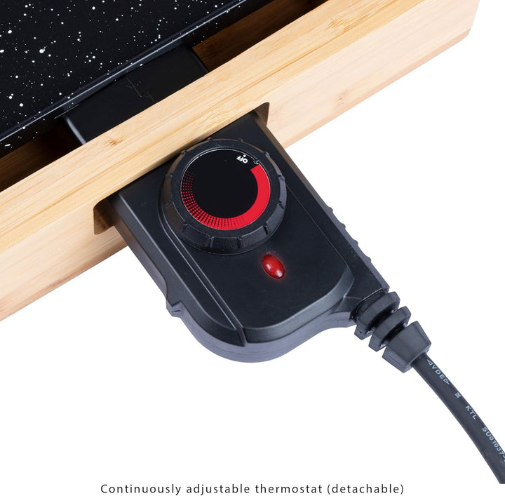 Profi Cook PC-TYG 1143 Teppanyaki-Grill, kratzfeste Keramikbeschichtung, grosse Grillfläche, stufenl