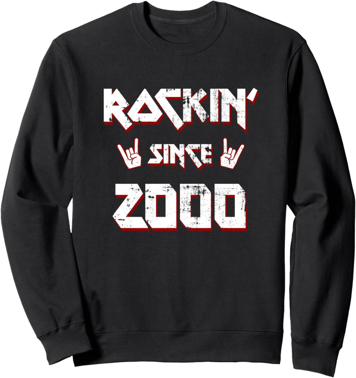 Rockin Since 2000 22 Jahre Alt Geburtstagsgeschenk Sweatshirt