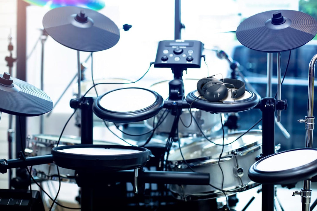 XDrum HD-995 Kopfhörer mit Schalldämpfung - Für Schlagzeuger, Bauarbeiter, Fliessband, etc. -Lärmpeg