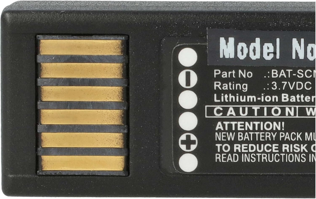 vhbw Akku Ersatz für Honeywell 50148009-001, BAT-SCN05 für Barcodescanner POS (2400 mAh, 3,7 V, Li-I