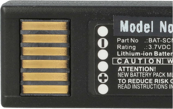vhbw Akku Ersatz für Honeywell 50148009-001, BAT-SCN05 für Barcodescanner POS (2400 mAh, 3,7 V, Li-I