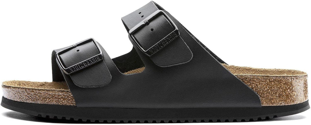 BIRKENSTOCK Arizona Herren Pantolette 39 EU Schmal Schwarz, 39 EU Schmal Schwarz