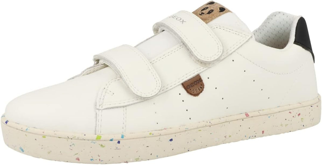 Geox Mädchen J Kathe Girl Sneaker 33 EU Weiss, 33 EU Weiß