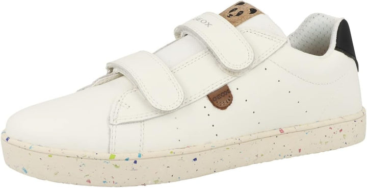 Geox Mädchen J Kathe Girl Sneaker 33 EU Weiss, 33 EU Weiß