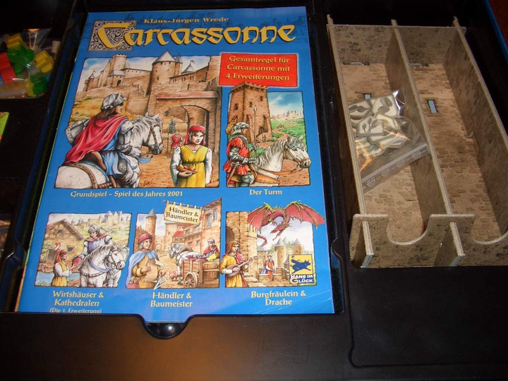 Hans im Gl Carcassonne Big Box 2014 - Grundspiel mit Fluss & 4 Erweiterungen