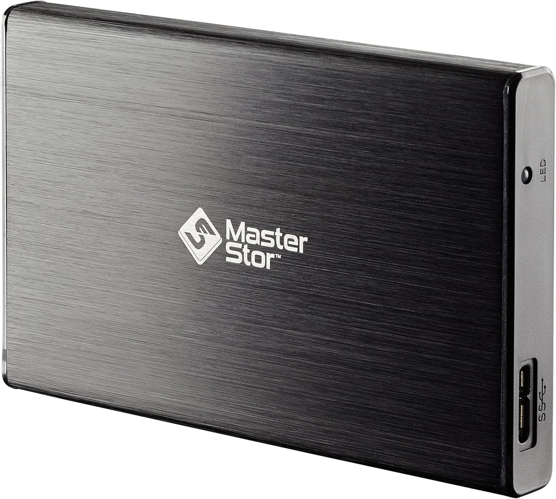 MasterStor schwarz Externe Festplatte USB 3.0 Super schnelle 2,5-Zoll SATA Externe Festplatte Laptop
