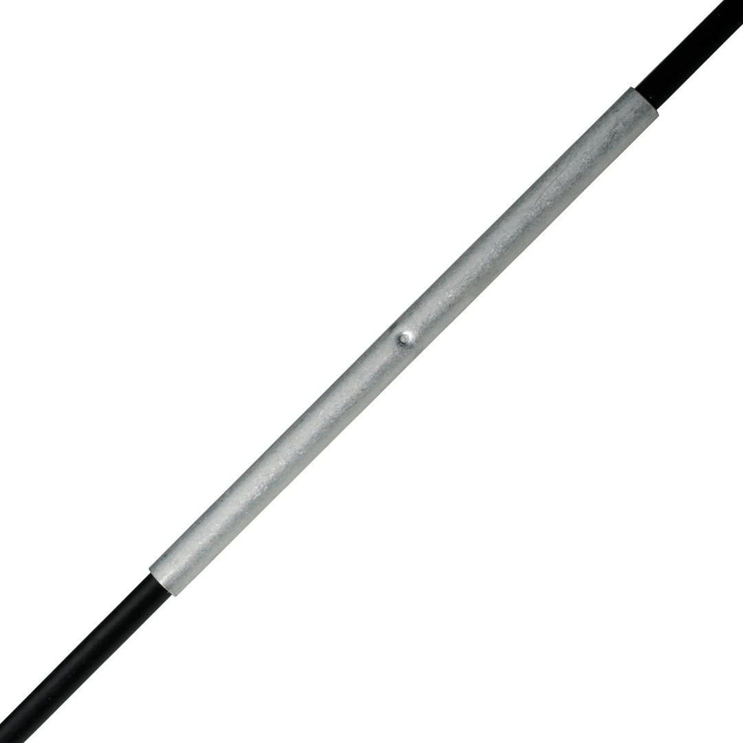 20 Schwarze Rankstäbe Rundstäbe aus Glasfaser (Fiberglas) Glasfaserstäbe 1 m x 7 mm + 20 Steckhülsen