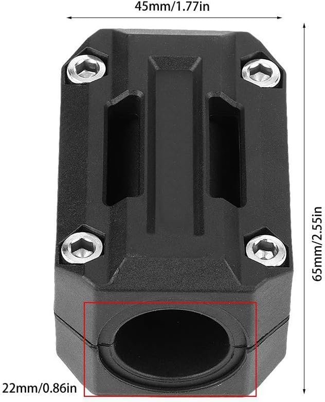 Motorrad Sturzbügel Schutz Motorrad Stossstangenblock Motorschutzbügel 3 Pair Motorrad Motorschutz B