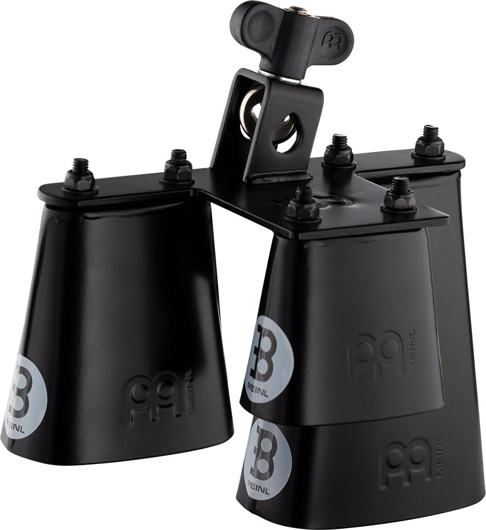 Meinl Percussion SLTRI-BK Triple Bell, schwarz