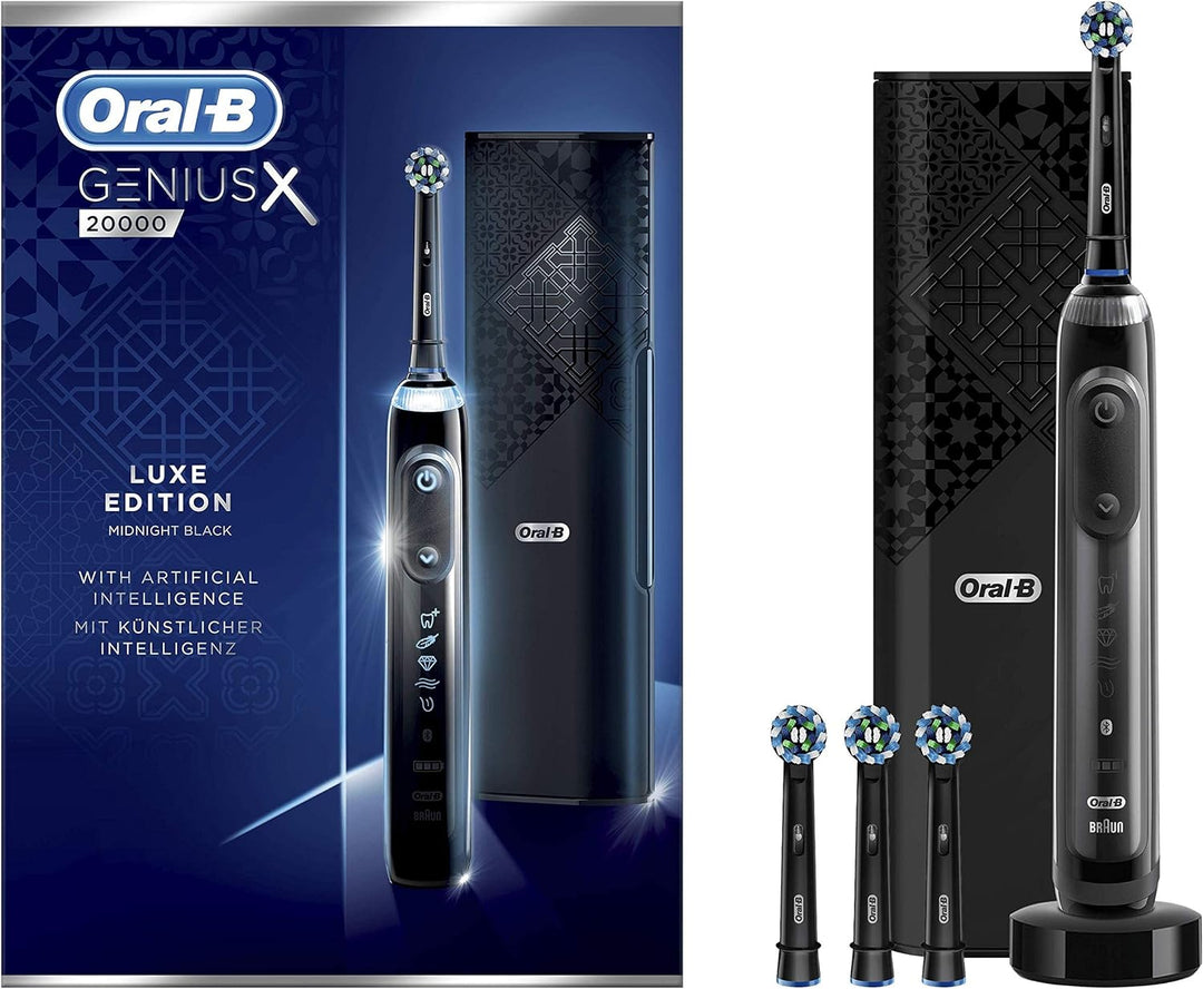 Oral-B Genius X Luxe Edition 20000 Midnight Black Elektrische Zahnbürste Oral-B Genius X 20000 Luxus