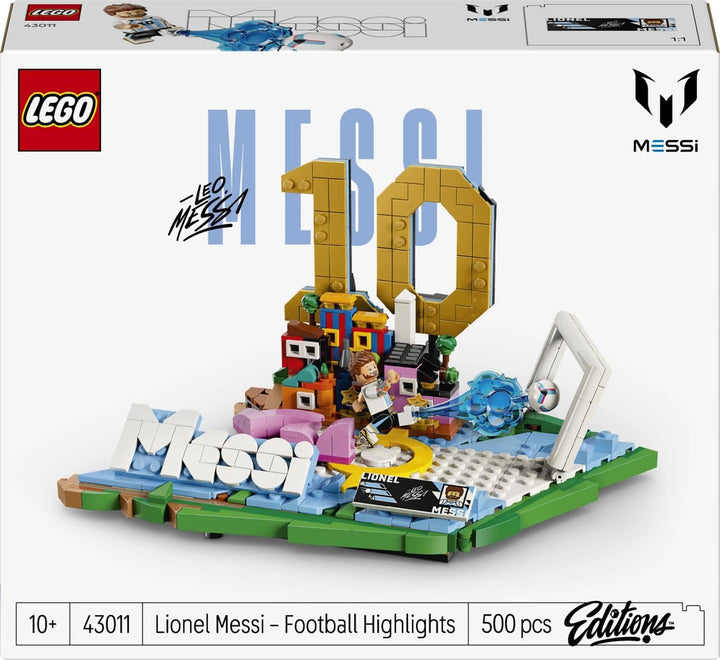 LEGO Editions Lionel Messi – Fussball-Highlights Spielzeug - 3D Modellbau mit Minifigur zum Sammeln