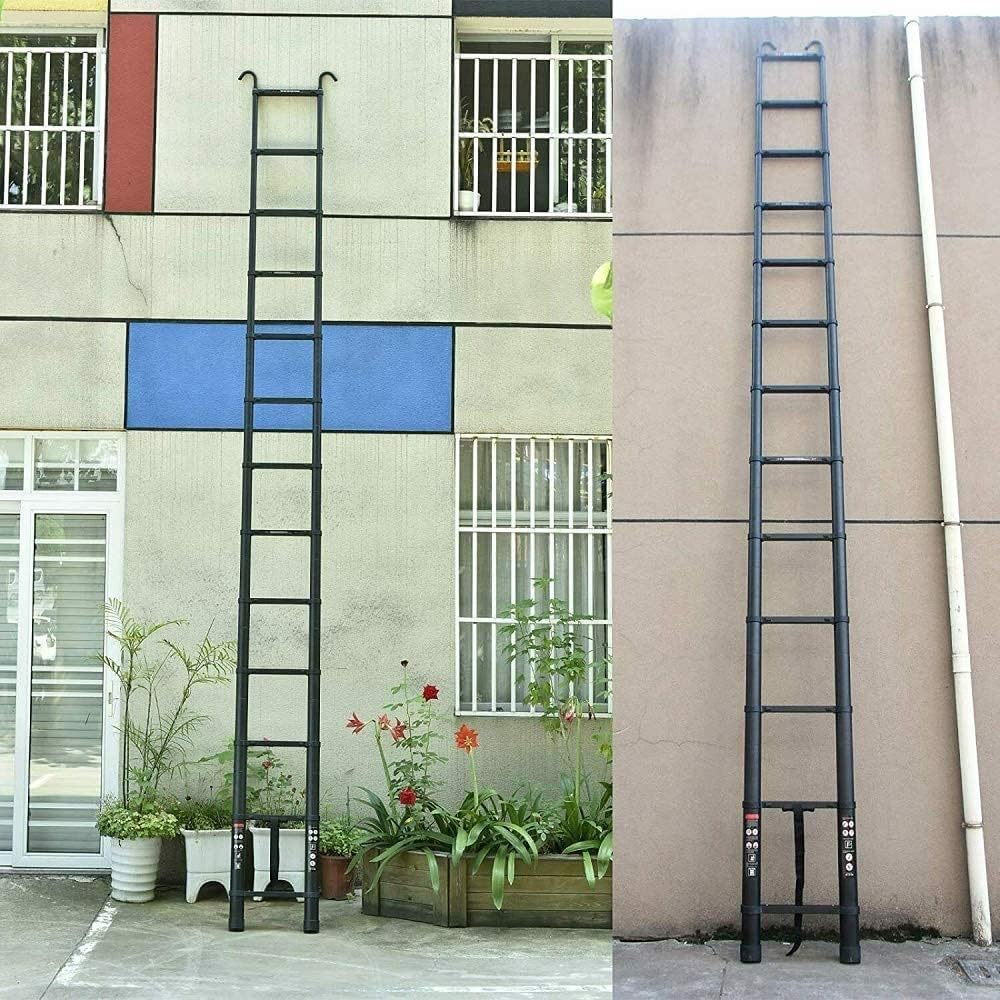 5 m/16,5 FT Teleskop-Klappleitern aus Aluminium EN131-Zertifikat Mehrzweck-Trittleiter Teleskop-Ausz
