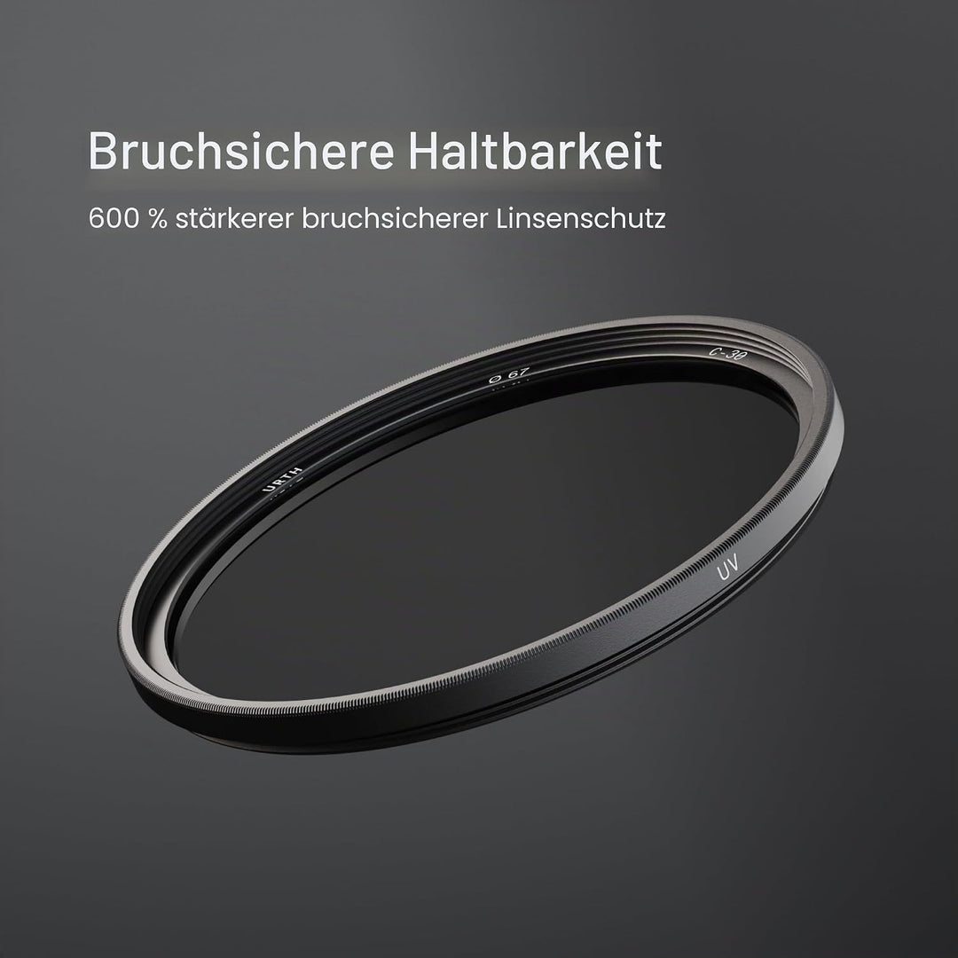 Urth 77 mm UV Filter (Plus+) 77mm Schwarz, 77mm Schwarz