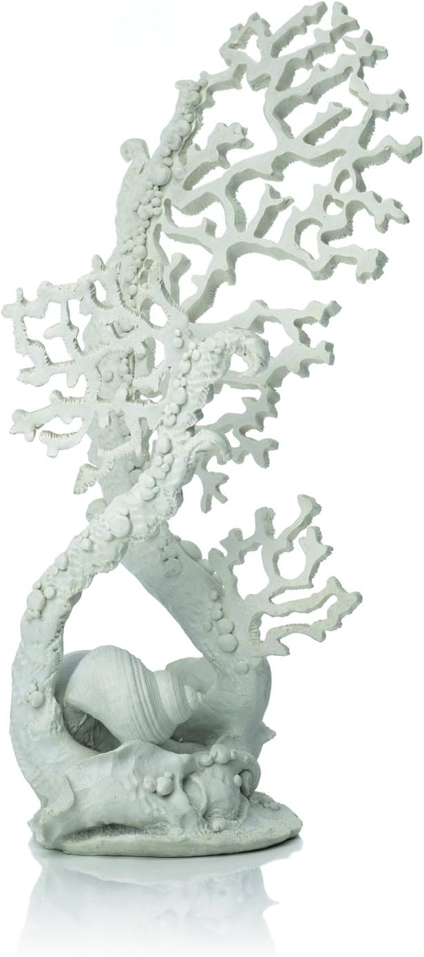 biOrb 46129 Fächerkorallen Ornament weiss - grosse Aquariumdeko für biOrb-Aquarien geeignet, naturna