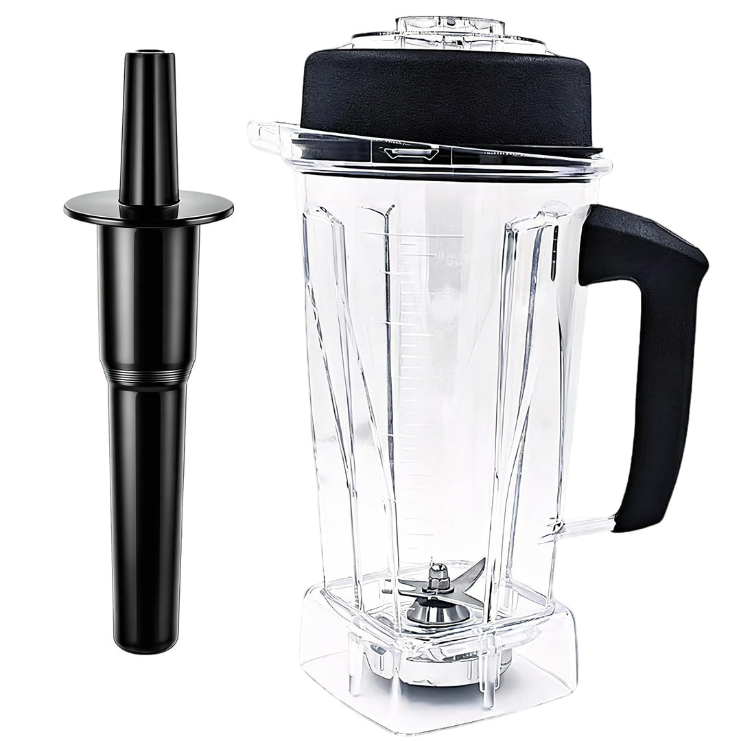 2 L Mixbehälter (64 oz), mit Rührstab, kompatibler Ersatzbehälter für Vitamix Mixer der Serien Class