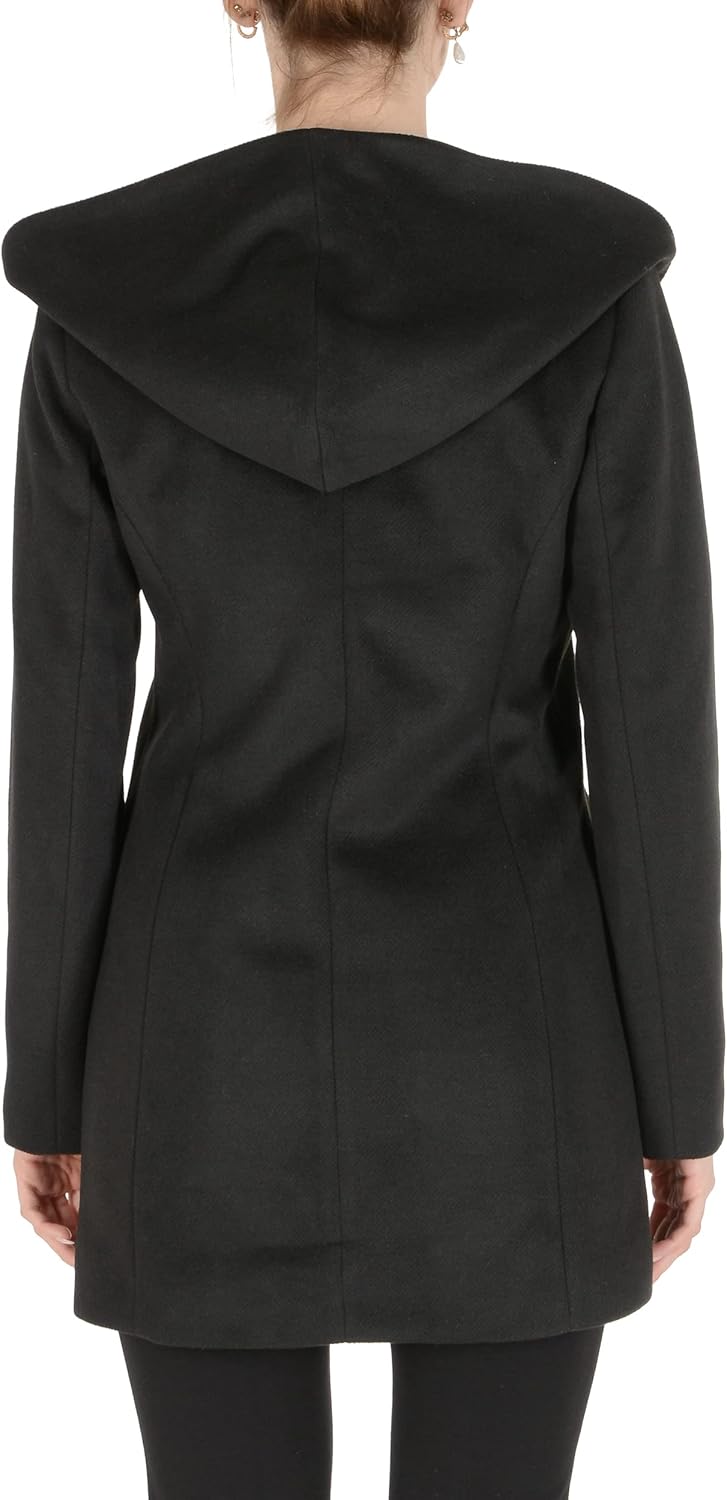 19V69 ITALIA Damen Neve Kapuzenpullover XL Schwarz, XL Schwarz