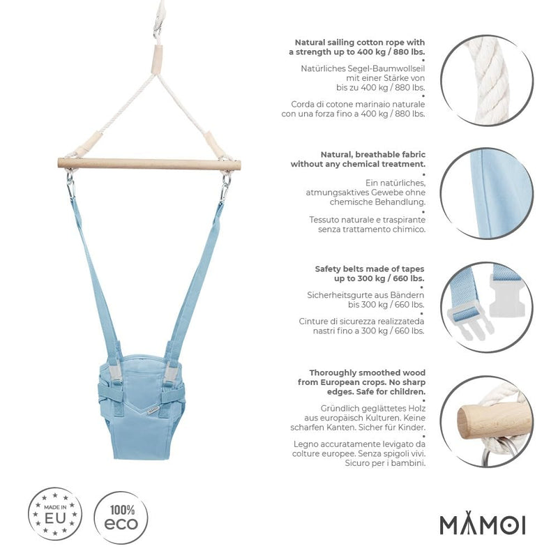 MAMOI® Türhopser Baby ab 6 Monate, Hopser Baby Jumper Bouncer, Babyschaukel für türrahmen, Schaukel