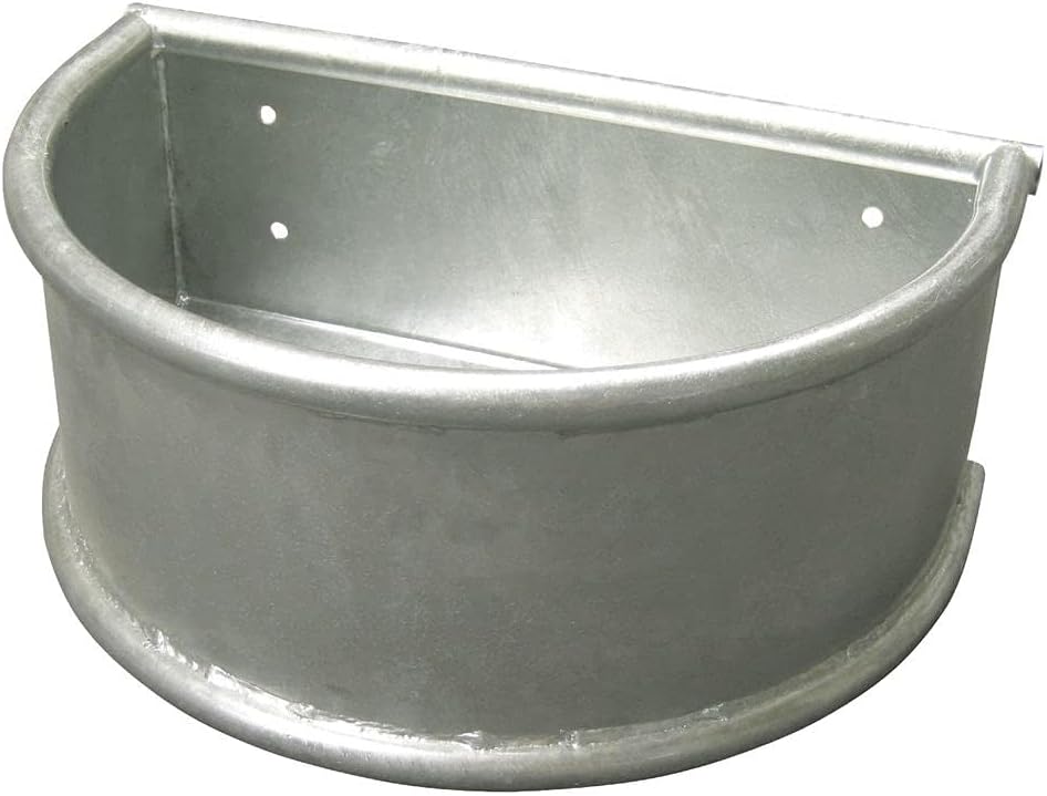 Kerbl 32484 Rundtrog, Schwere Ausführung, Feuerverzinkt, Inhalt 28 l