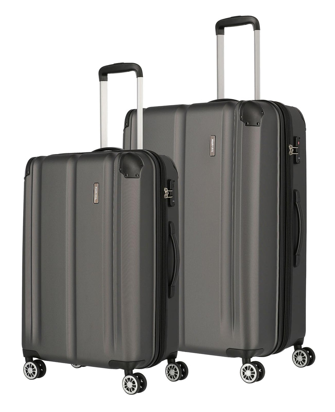 Travelite CITY Kofferset mit 4 Rollen Gr. L/M Anthrazit Koffer-Set (L/M), Anthrazit Koffer-Set (L/M)