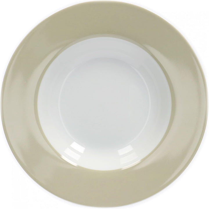 van Well Vario Suppenteller-Set 6-teilig - Teller-Service für 6 Personen - tiefe Pasta-Teller 21,5cm